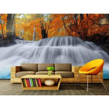 Imagem de Papel de Parede Paisagens Cachoeira80 - 1,50 X 2,50 - Voce Decorando