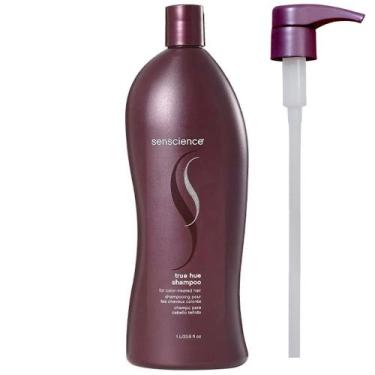 Imagem de Shampoo Senscience True Hue 1000ml + Válvula Pump