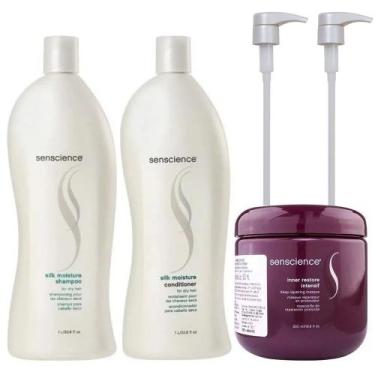 Imagem de Senscience Kit Silk Moisture e Inner Restore Grande + Válvulas
