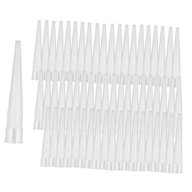 Imagem de IEUDNS 60 bicos de vedação para rejunte, ferramentas transparentes de alto desempenho para vedação profissional, substitui bicos cônicos.