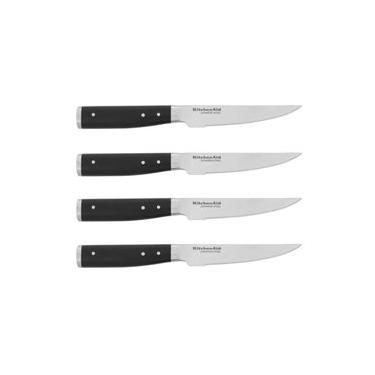 Imagem de CONJUNTO KITCHENAID DE 4 FACAS FORJADAS SERRILHADAS MULTIUSO KO4PSKSOHOBW