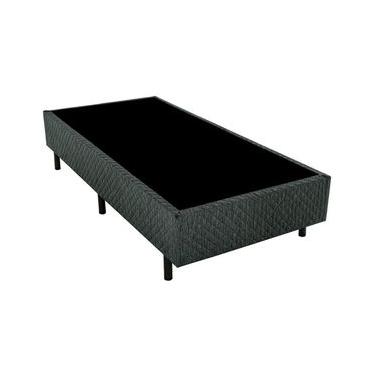 Imagem de Base Box para Colchão de Solteiro Biflex Turquia 39x88x188cm - Grafite