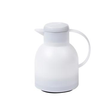 Imagem de Garrafa Térmica de 1 Litro Quick Press Samba Emsa Branca
