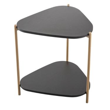 Imagem de Mesa Lateral Base Dourada - Nero