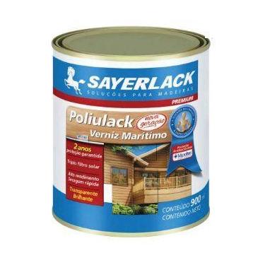 Imagem de Verniz Acetinado Incolor Marítimo Poliulack 900ml - Sayerlack