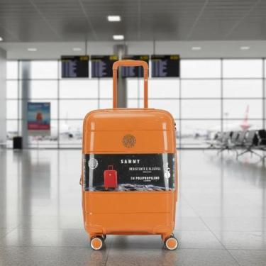 Imagem de Mala de Viagem De bordo pequena Padrão Anac 10kg Com Rodas duplas 360 