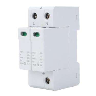 Imagem de Garosa Protetor de Tensão 2P Dispositivo de Proteção de Instalação Em Trilho de 35 Mm, Revestimento de PC Retardador de Chama para Eletrodomésticos Com Proteção contra Sobretensão e Curto-circuito