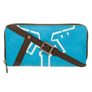 Imagem de Carteira juvenil com zíper Bioworld Legend of Zelda Breath of The Wild