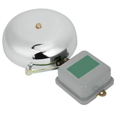 Imagem de SPYMINNPOO Campainha de Alarme de Incêndio 5,9 pol. Campainha Elétrica de Aço Inoxidável AC220V Alta para Elevadores para Uso Industrial Com Martelo Potente e Superfície à Prova de Ferrugem