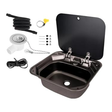 Imagem de MotiveTech Pia com Tampa para Autocaravanas, para Equipamentos de Cozinha.