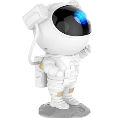 Imagem de Luminaria Projetor Luz Astronauta Galaxy Light Estrelas - clickstech