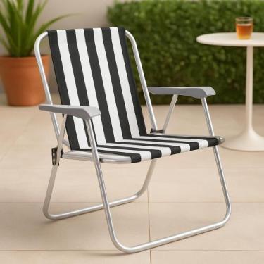 Imagem de Cadeira De Praia Piscina Confortável Reforçada Até 120kg - Essencial T