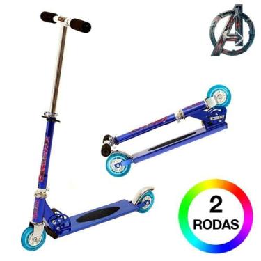 Imagem de Patinete Homem Aranha 2 Rodas Infantil ul De Alumínio - Dm Radical