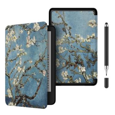 Imagem de Akacy Capa leve de TPU com padrão pintado para Kindle Paperwhite 6.0 (Geração 2022/2024, números de modelo C2V2L3 e RS23CV), com ativar/hibernar automático (4)