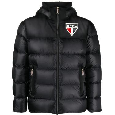 Imagem de Jaqueta Puffer São Paulo SPFC Bobojaco com Capuz Masculina-Masculino