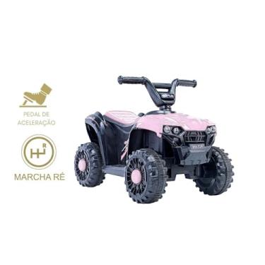Imagem de Quadriciclo Infantil Carrinho Eletrico Rosa