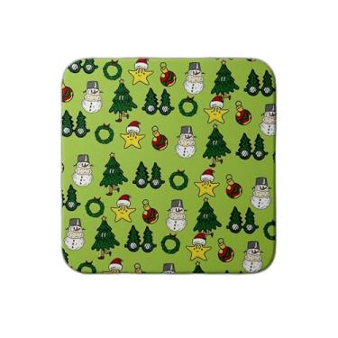 Imagem de Ladrilho Decorativo de Cerâmica Com Estampa de Cartão de Natal Bonito