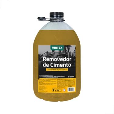 Imagem de Vintex Removedor de Cimento 5L – Limpeza Pesada Profissional para Resíduos de Cimento, Rejunte, Cal e Incrustações em Pisos e Superfícies