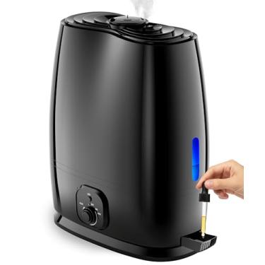 Imagem de Everlasting Comfort Umidificadores de ar para quarto – Uso contínuo de 50 horas – Alivia alergias, sinusite, congestionamento, pele seca – Umidificadores ultrassônicos de névoa fria