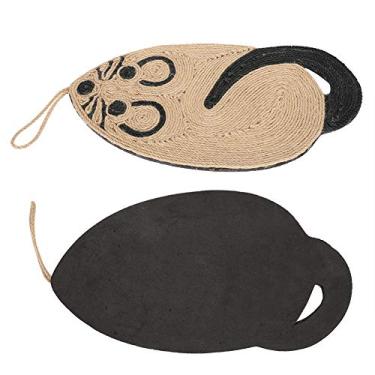 Imagem de Alomejor Arranhador para Gatos, Tapete para Arranhar Gatos, Almofada para Arranhar Piso Horizontal, Protetor de Carpete e sofá Com Fitas Adesivas