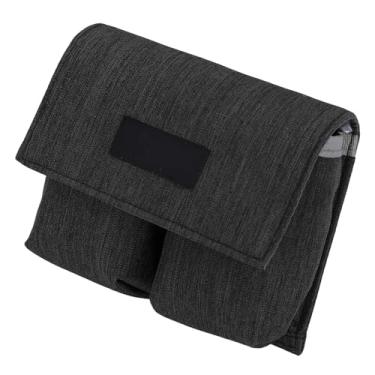 Imagem de GLOGLOW Bolsa de Transporte Bolsa de Armazenamento de Bateria de Drone, Capa Protetora de Nylon Com 2 Bolsos para Mavic 2, Mini 4 Pro, Mini 3, Série Avata, Baterias de Câmera, Uso Externo Portátil