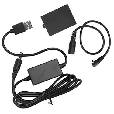 Imagem de GLOGLOW Bateria da Câmera e Bateria do Carregador para 1100D, Compatível Com LP-E10, Saída de 8V, Fonte de Alimentação Contínua, Plástico, Acoplador USB DC de 72g, Manequim Nan