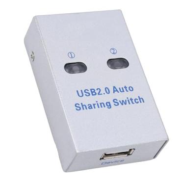 Imagem de Jectse Switch de Compartilhamento de Impressora USB 2.0, 2 Computadores Compartilham 1 Impressora Com 3 Modos de Comutação para Scanner de Teclado de PC, Plug and Play, Compatível Com