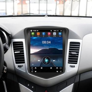Imagem de Estéreo automotivo Android 13 de 9,7 polegadas para Chevrolet Chevy Cruze 2009-2016 com tela sensível ao toque e rádio automotivo com carplay sem fio/Android GPS/WiFi/Bluetooth/SWC/câmera de reserva