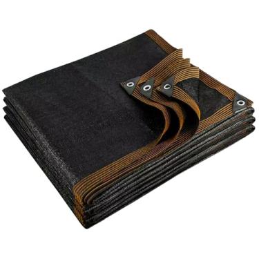 Imagem de QLOFEI Pano de sombra para jardim, 70% telas solares para pátio pérgula ao ar livre, pano de sombra de lona de malha fácil de pendurar com ilhós, capa de rede de sombra para canil galinheiro planta