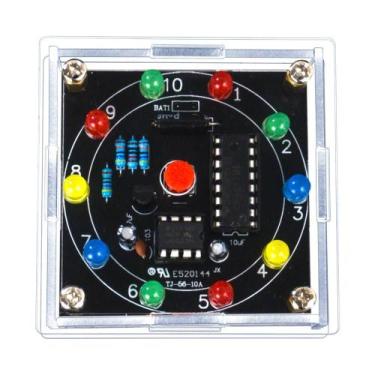 Imagem de Kit Eletrônico DIY De Roda Da Sorte Com Luz LED, Jogo De Estimação Com