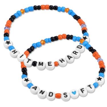 Imagem de 2 pulseiras de turnê, pulseira de 18,5 cm com caixa para fãs de shows modernos, joias de amizade, presentes, pulseira de concerto, roupa para mulheres e homens