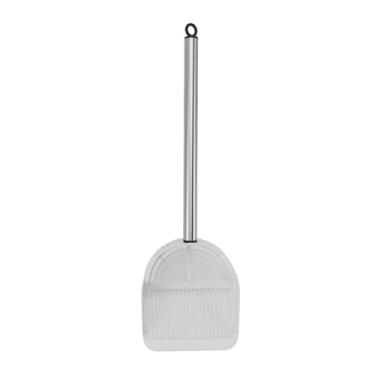 Imagem de Cryfokt Colher de Areia para Gatos Com Cabo Longo de Aço Inoxidável, Resistente e Fácil de Limpar, para Caixas de Areia de Gatos, Praias, Peneira de para Animais de Estimação para Uso Regular, 5,31