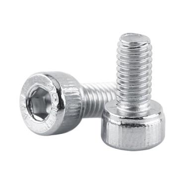 Imagem de WALFRONT Parafusos de Aço Inoxidável M4, Parafusos de Cabeça Sextavada 304 SS Fixadores Com Resistência, para Máquinas de Eletrodomésticos de Escritório Doméstico de Construção (Mch*10)