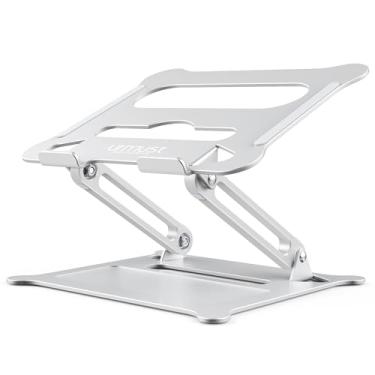 Imagem de Urmust Suporte de laptop ajustável para mesa, base giratória 360, suporte ergonômico para computador, compatível com MacBook Air Pro, Dell, HP, para escritório e casa