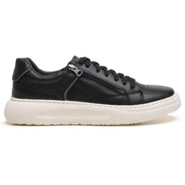 Imagem de Tênis Masculino Casual Solado Leve Zíper Lateral Tamanho:38;Genero:Masculino;Cor:-Mascu...