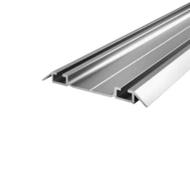 Imagem de Trilho Perfil Superior/Inferior de Porta de Correr de Guarda Roupa e Armários 1,0/1,5/2,0/3,0 Mts(INFERIOR/1,5-METROS)