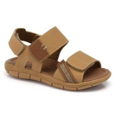 Imagem de Sandália Infantil Papete klin Tic Tac Capuccino/Caramelo-Masculino