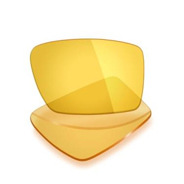 Imagem de Mryok Lentes de reposição UV400 para óculos de sol Costa Del Mar Rinconcito, HD Polarized, proteção UV, resistente a impactos e ajuste perfeito - Amarelo HD