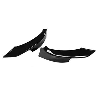 Imagem de KIMISS 2PC Pára-choque Dianteiro Divisor Spoiler Preto Brilhante para 3 Séries E92 E93 M Sport 2010-2013