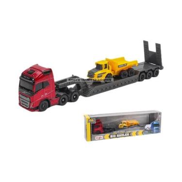 Imagem de Modelo De Carro Em Metal Die-Cast Maisto SCANIA 770 S Volvo Escavadeir