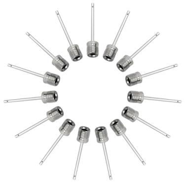 Imagem de 10 agulhas de bomba de bola, agulhas de bomba de ar, ideal para explodir futebol, basquete, vôlei e todas as outras bolas esportivas (pacote com 10)