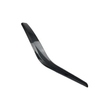 Imagem de Maçaneta do painel da porta interna do carro, tampa da guarnição, tampas das maçanetas internas do carro, lado esquerdo e direito, compatível com BMW X1 E84 2010 2011-2016(Carbon fiber-Right)