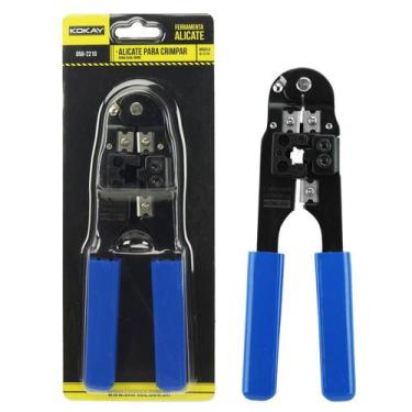 Imagem de Alicate De Crimpagem De Conector Rj45 Cabo Lan Sc 2210 - KOKAY, SC-221