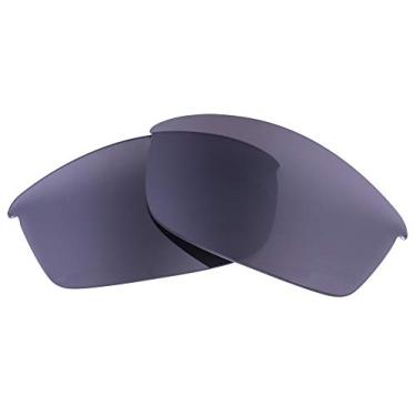 Imagem de LenzFlip Lentes de reposição compatíveis com óculos de sol Oakley Flak Jacket Polarizadas - Fabricado nos EUA (Cinza Claro Polarizado)