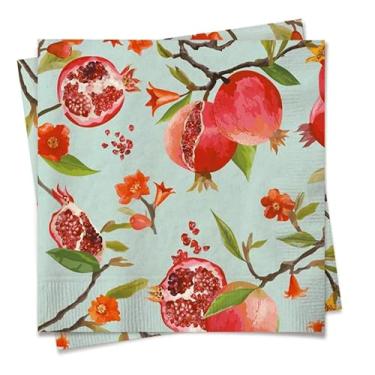 Imagem de Guardanapo de Papel Romã 32,5 x 32,5 cm Folha Dupla 20 Folhas Cromus – Inspire Sua Festa Loja