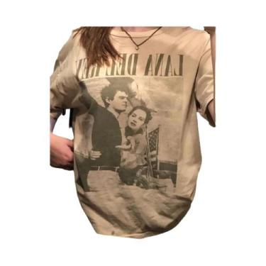 Imagem de Camiseta Unissex Vintage Lana Del Rey Ldr Sailing Tan De Algodão, Esti