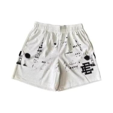 Imagem de Bermudas De Basquete Eric Emanuel EE Estilo Casual Esportivo Para Prai