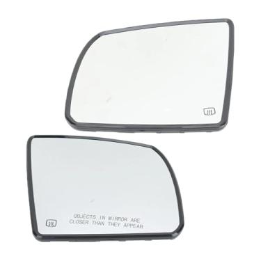 Imagem de Lente de vidro para espelho retrovisor, Compatível com toyota sequoia 2008-2017 e tundra 2007 2008-2021, acessórios laterais aquecidos para carro(1 pair)