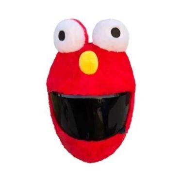 Imagem de Capa De Capacete De Motocicleta De Pelúcia Cartoon Para Proteção Em At