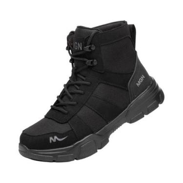 Imagem de Botas De Trabalho Masculinas Impermeáveis Com Biqueira De Aço, Anti-Im